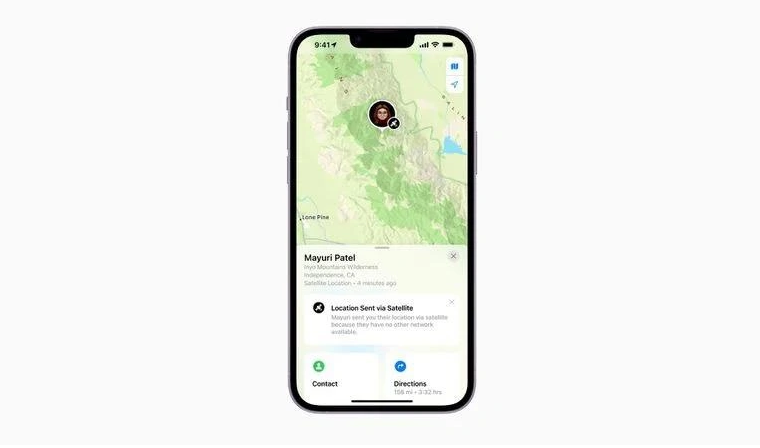 临翔苹果14维修分享iPhone14系列中 FindMy功能通过卫星分享位置方法教程 